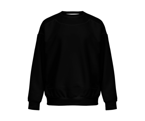 Midnight Mens Sweatshirt With Front Patch