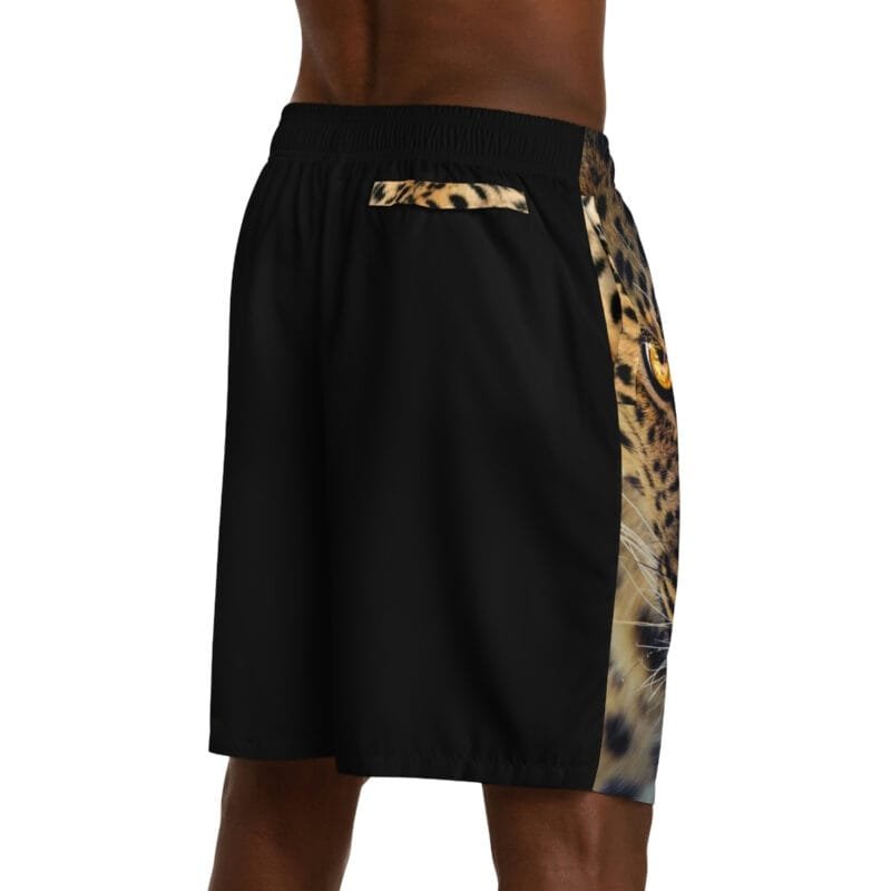 Men's Eye's Of The Leopard Jogger Shorts - Image 5