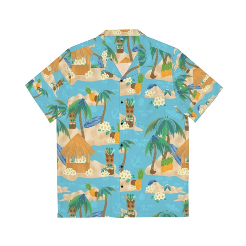 Mens Hawaiian Bahama Island Shirt