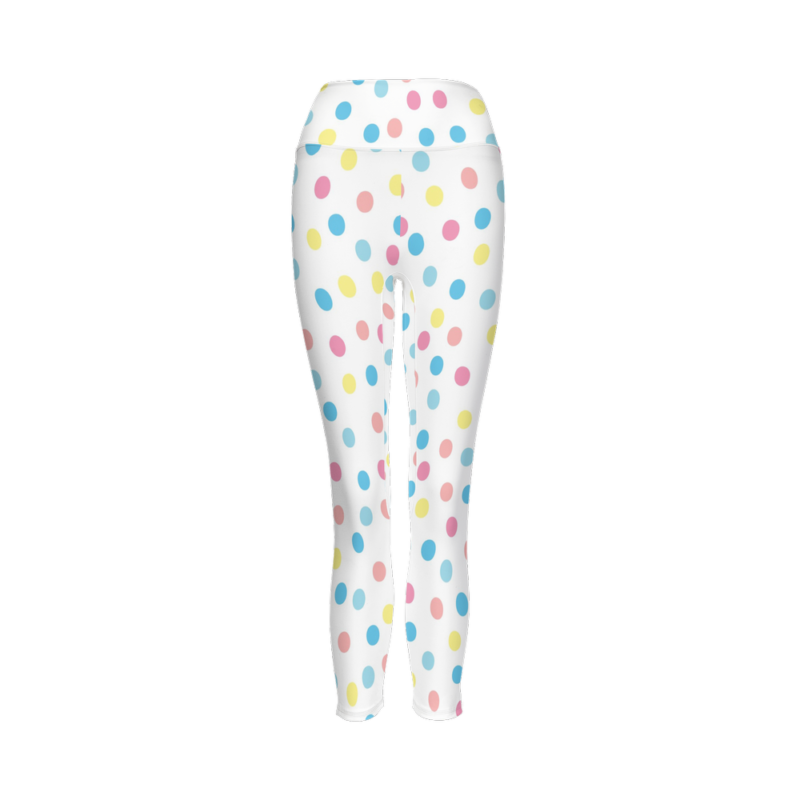 Candy Colored Leggings on a white background