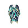 Waves of Color Chiffon Wrap on a white background