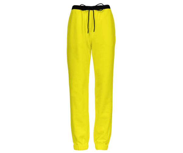 Yellow jogging pants for men and women