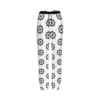 White pant with black wheel design print