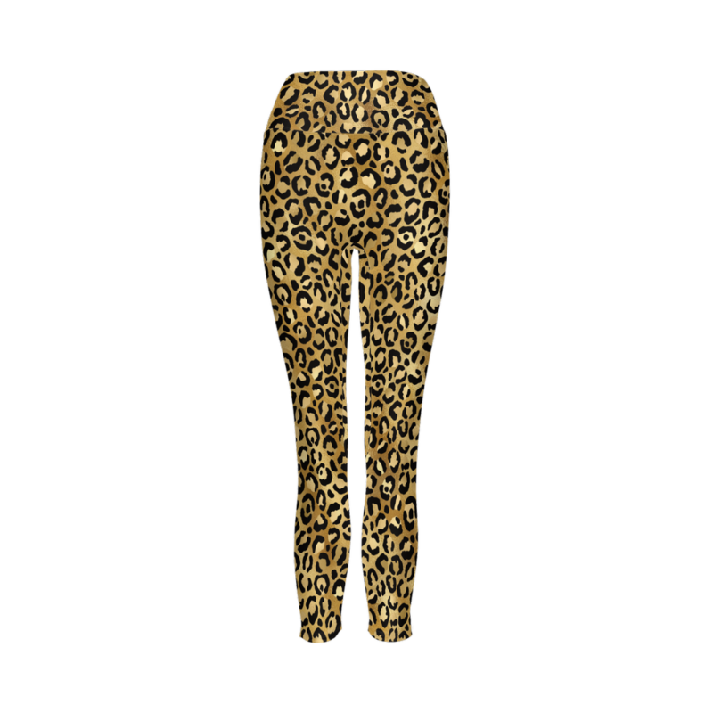 Elegant Leopard Couture Womens Leggings
