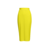 Classic Bright Yellow Womens Pencil Skirt