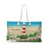 Cancun lighthouse weekender tote bag