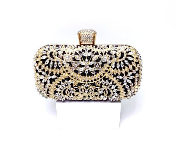 Diamond Evening Clutch Bag For Women Wedding Golden Clutch Purse Chain Shoulder Bag Small Party jpg